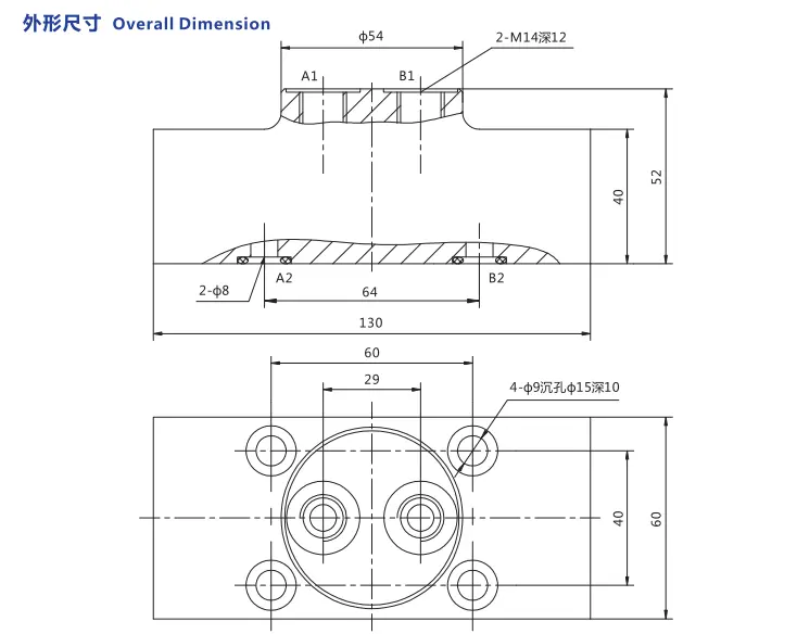 F42 Dual Pilot Operating Check Valve