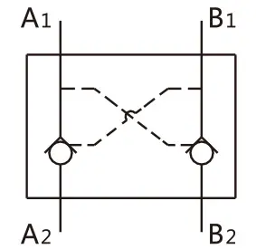 F42 Dual Pilot Operating Check Valve